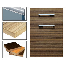Portes d&#39;armoires en MDF à bois laminé avec bordure (zhuv)